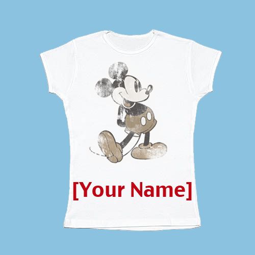 Vintage Mickey You-Design-It Tee for Her