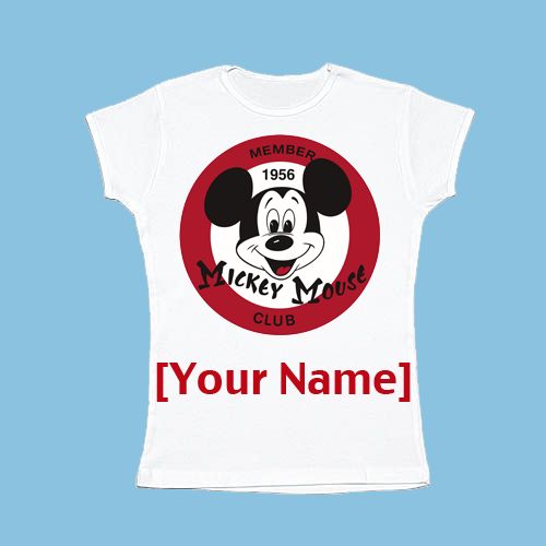 Mickey Mouse Club You-Design-It Tee for Her