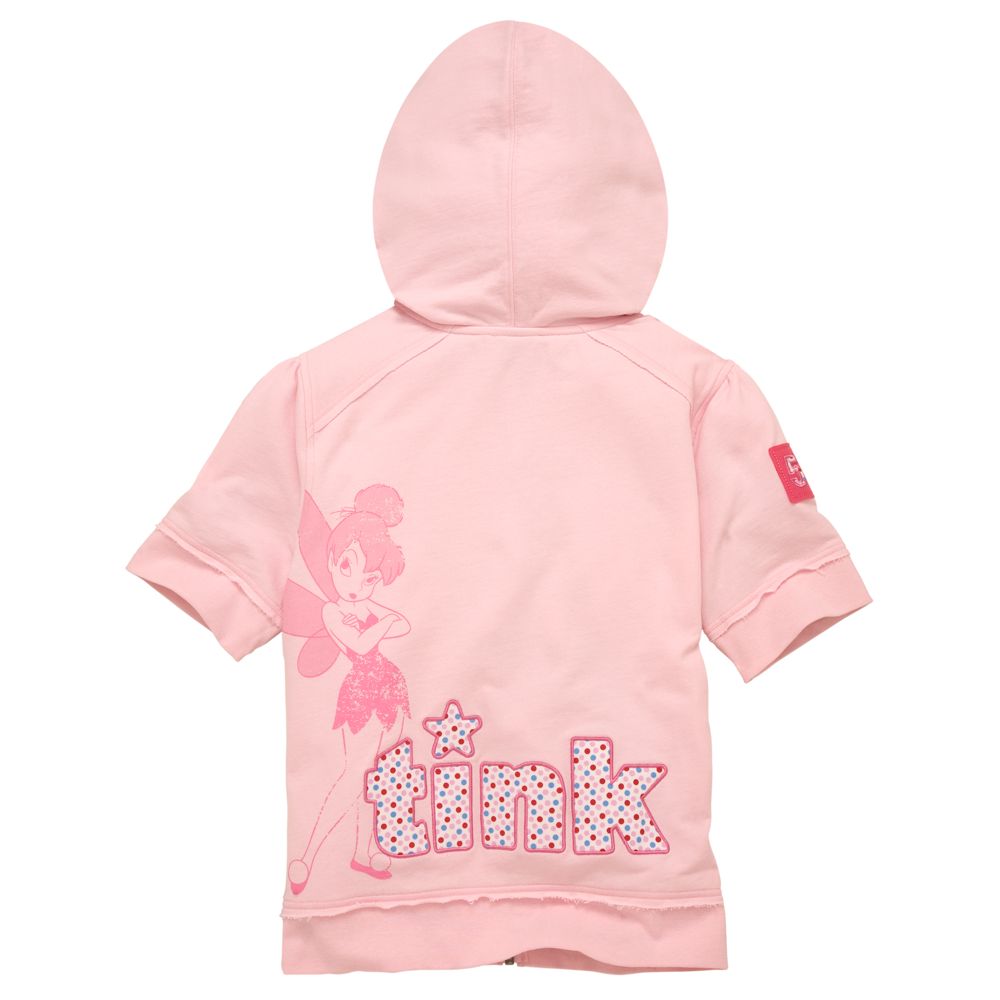 Short-Sleeve Tinker Bell Hoodie for Her