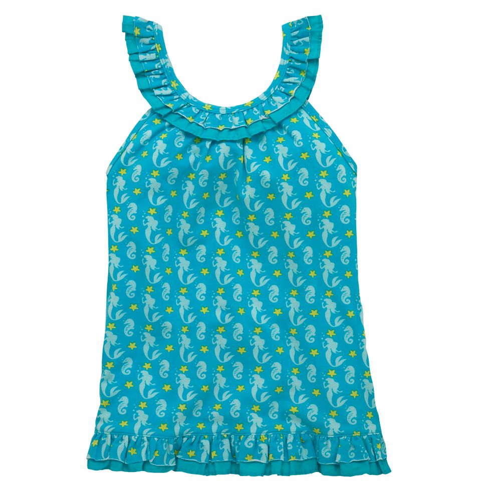 Ruffled Ariel Tank For Girls