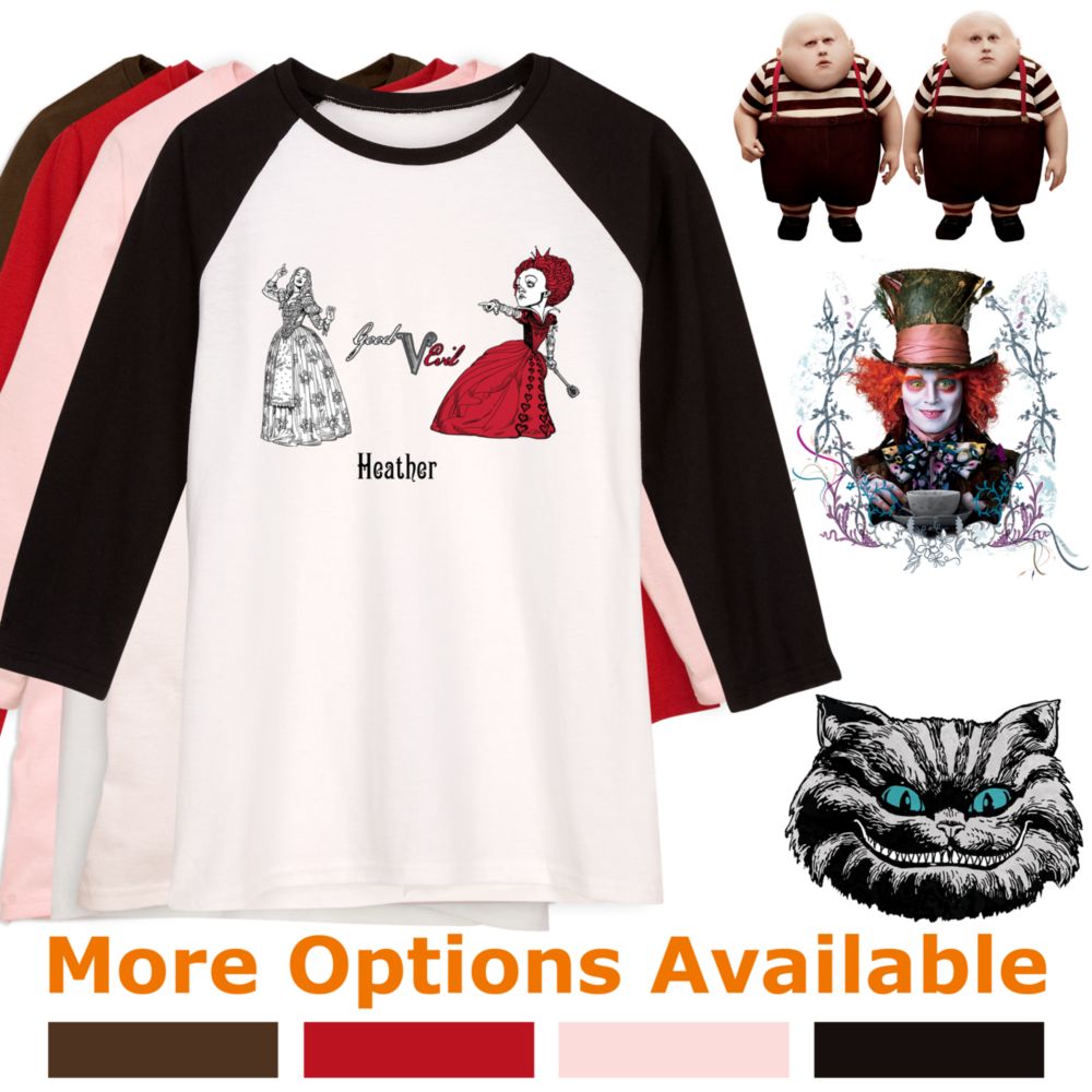Create-Your-Own Raglan Alice Tee for Women