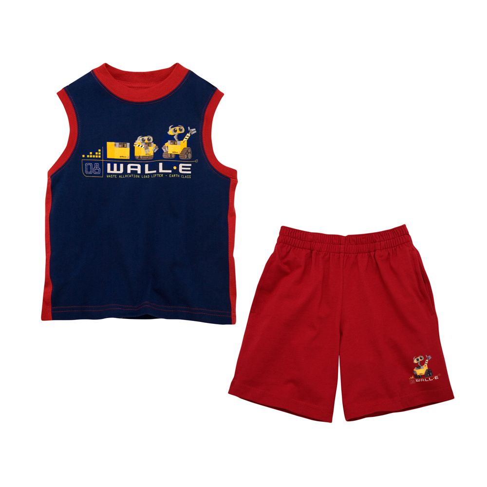 2-Pc. WALLE Tank Top & Shorts Set