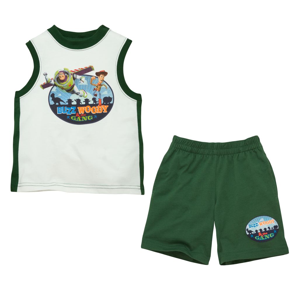 2 Pc Buzz Lightyear Tank Top amp Shorts Set