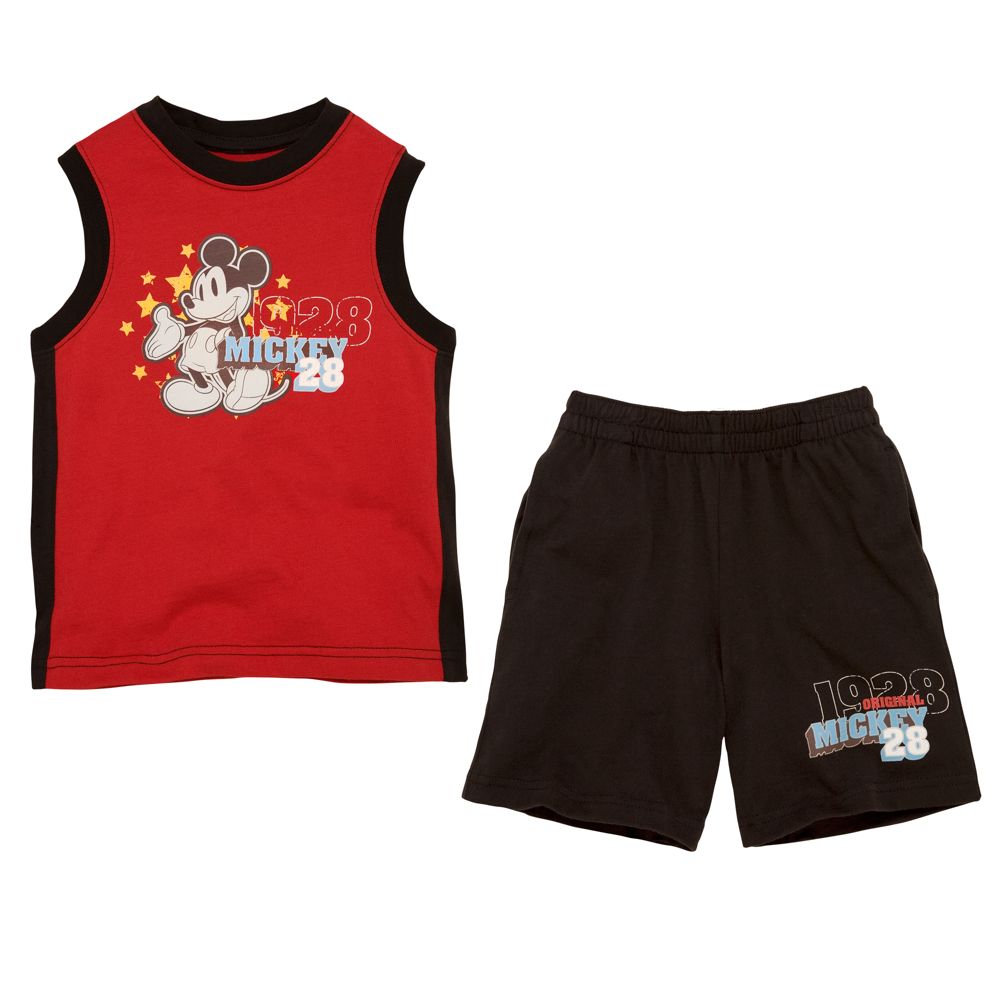 2 Pc Mickey Mouse Tank Top amp Shorts Set