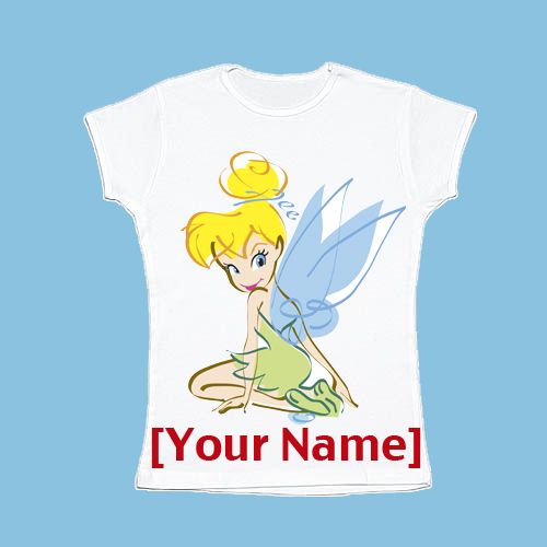 Tinker Bell Fairy Charm You-Design-It Tee for Girls