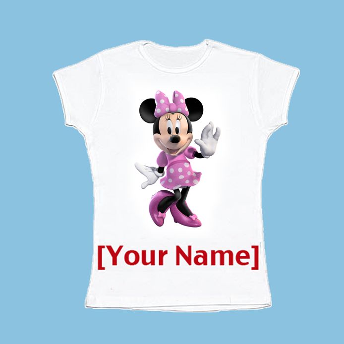 Mickey Mouse Clubhouse Minnie You-Design-It Tee for Girls
