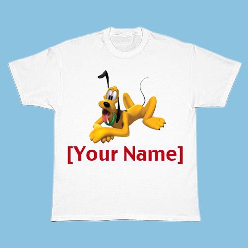 Mickey Mouse Clubhouse Pluto You-Design-It Tee for Kids