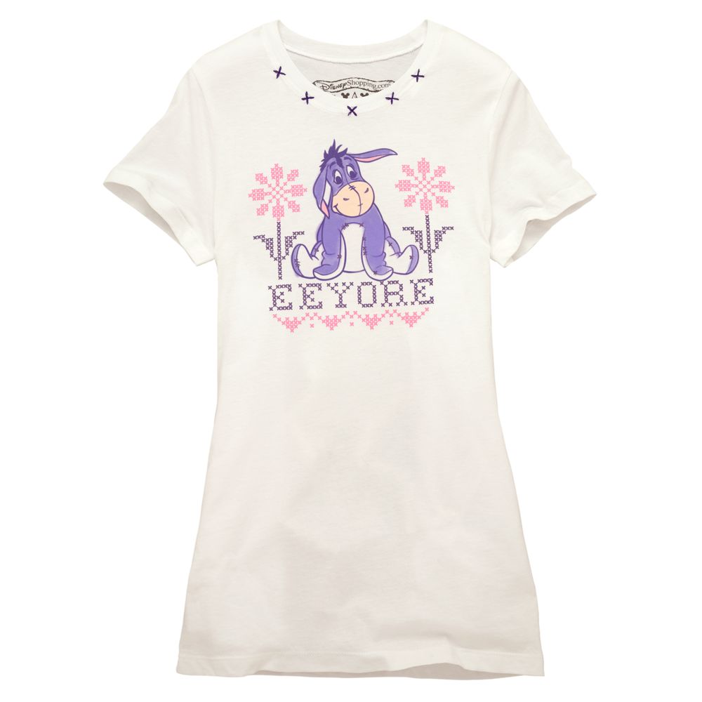 Homespun Eeyore Junior Tee for Her