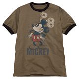 Ringer Vintage Mickey Mouse Tee for Him