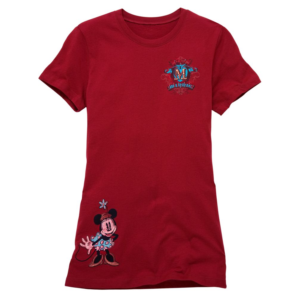 M Is for Minnie Mouse Junior Tee for Her