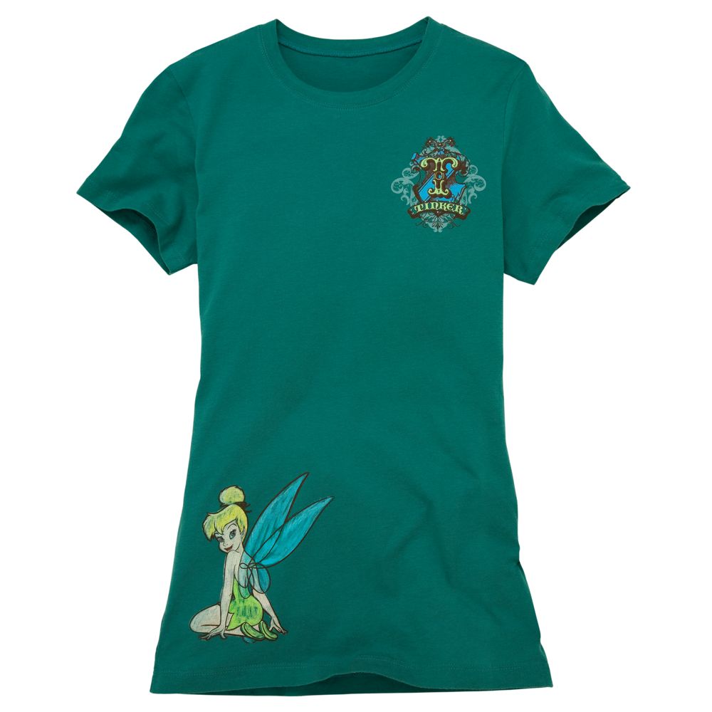 T Is for Tinker Bell Junior Tee for Her