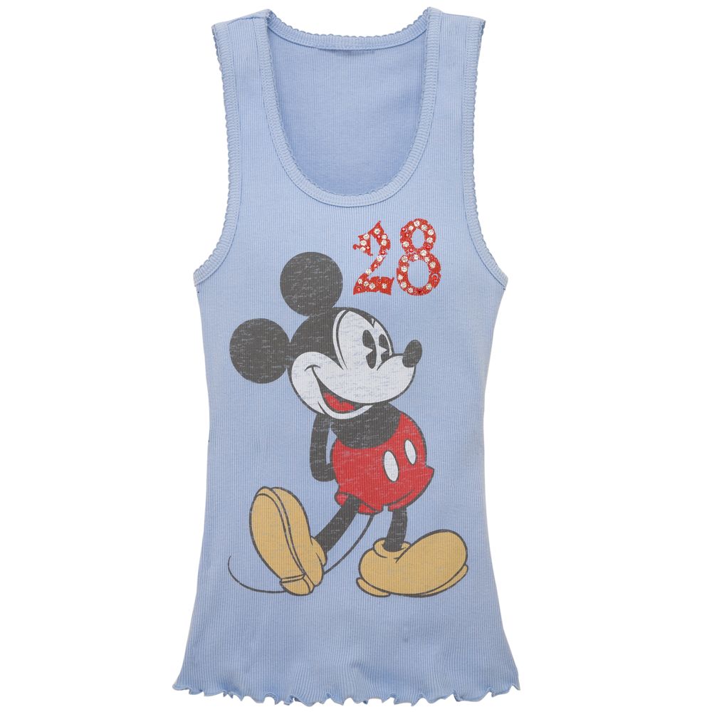 Rhinestone Mickey Mouse Junior Tank Top for Her