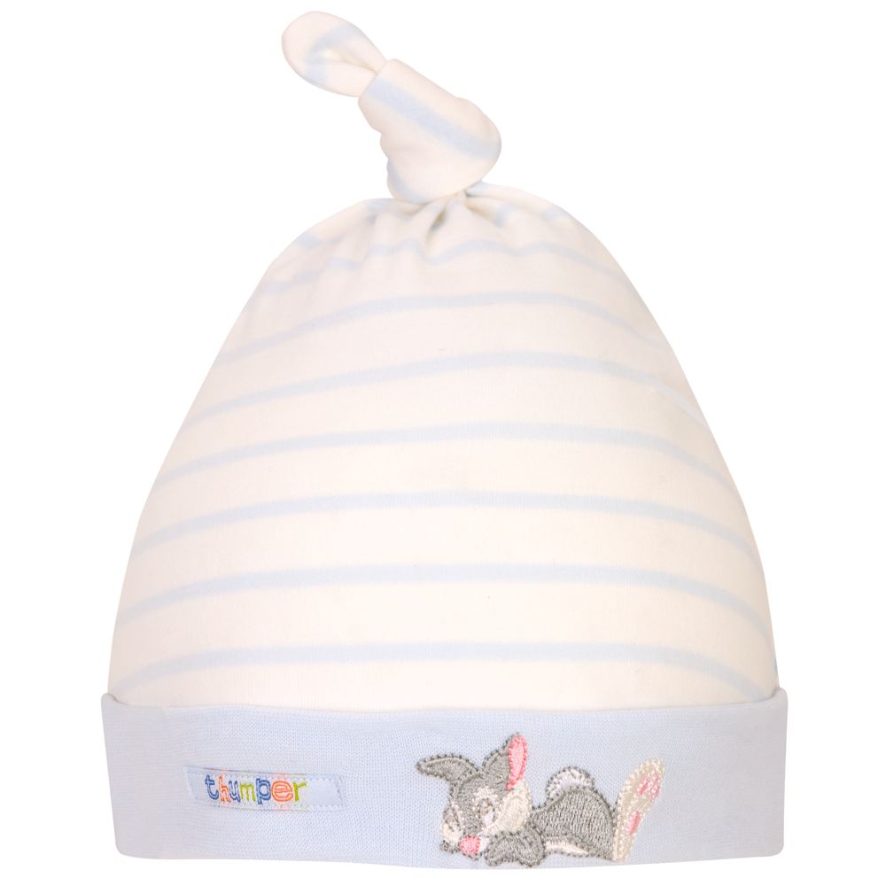 Striped Thumper Beanie Hat for Infants
