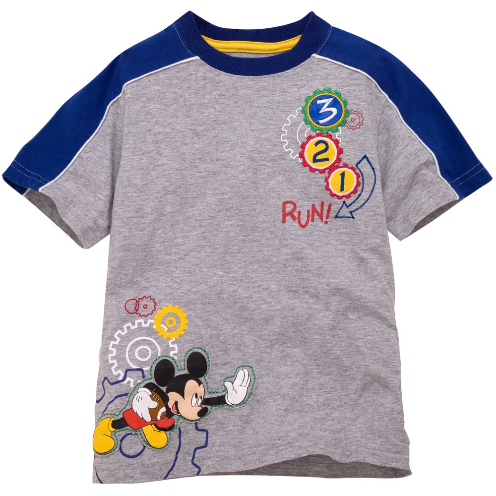 Sporting Mickey Mouse Tee for Toddler Boys