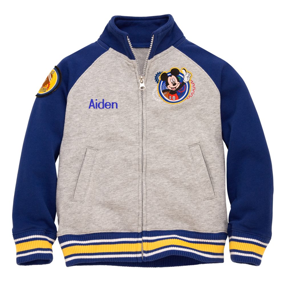 Personalized Mickey Mouse Track Jacket for Toddlers