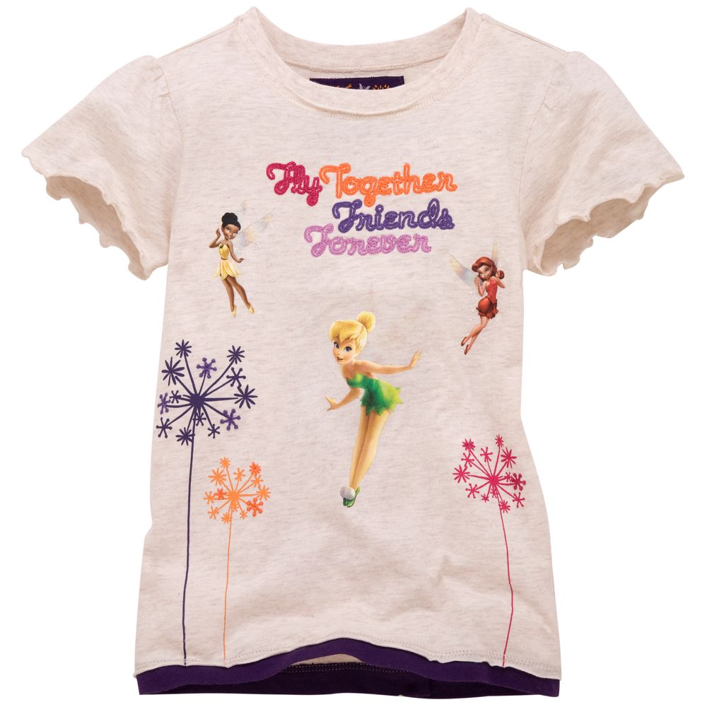 Puffed Sleeve Disney Fairies Tee for Girls