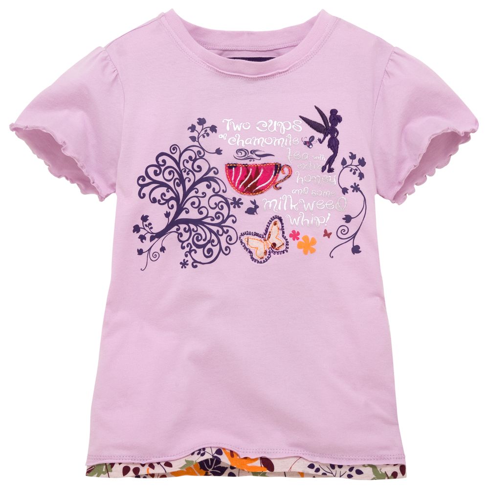 Puffed Sleeve Tinker Bell Tee for Girls