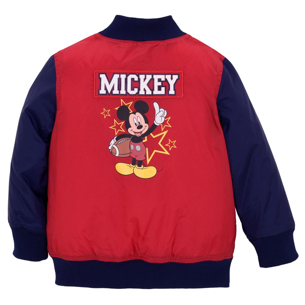 Personalized Mickey Mouse Varsity Jacket for Toddler Boys