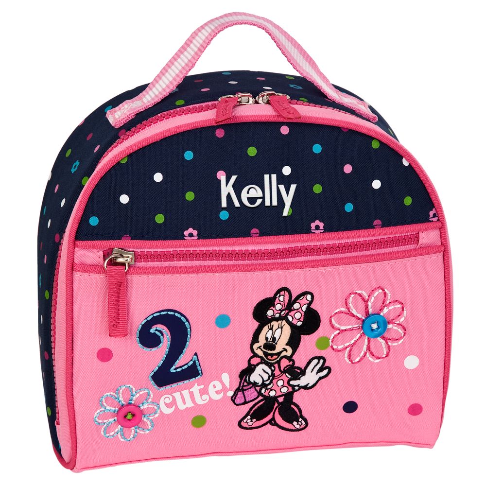 Personalized 2 Cute Minnie Mouse Lunch Tote