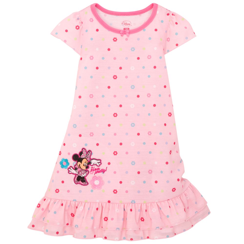 Polka Dot Minnie Mouse Nightgown for Girls