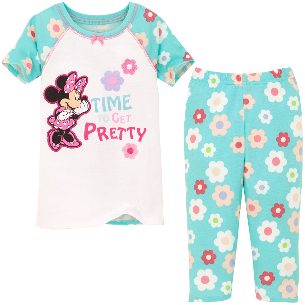 Time to Get Pretty Minnie Mouse PJ Pal for Toddler Girls