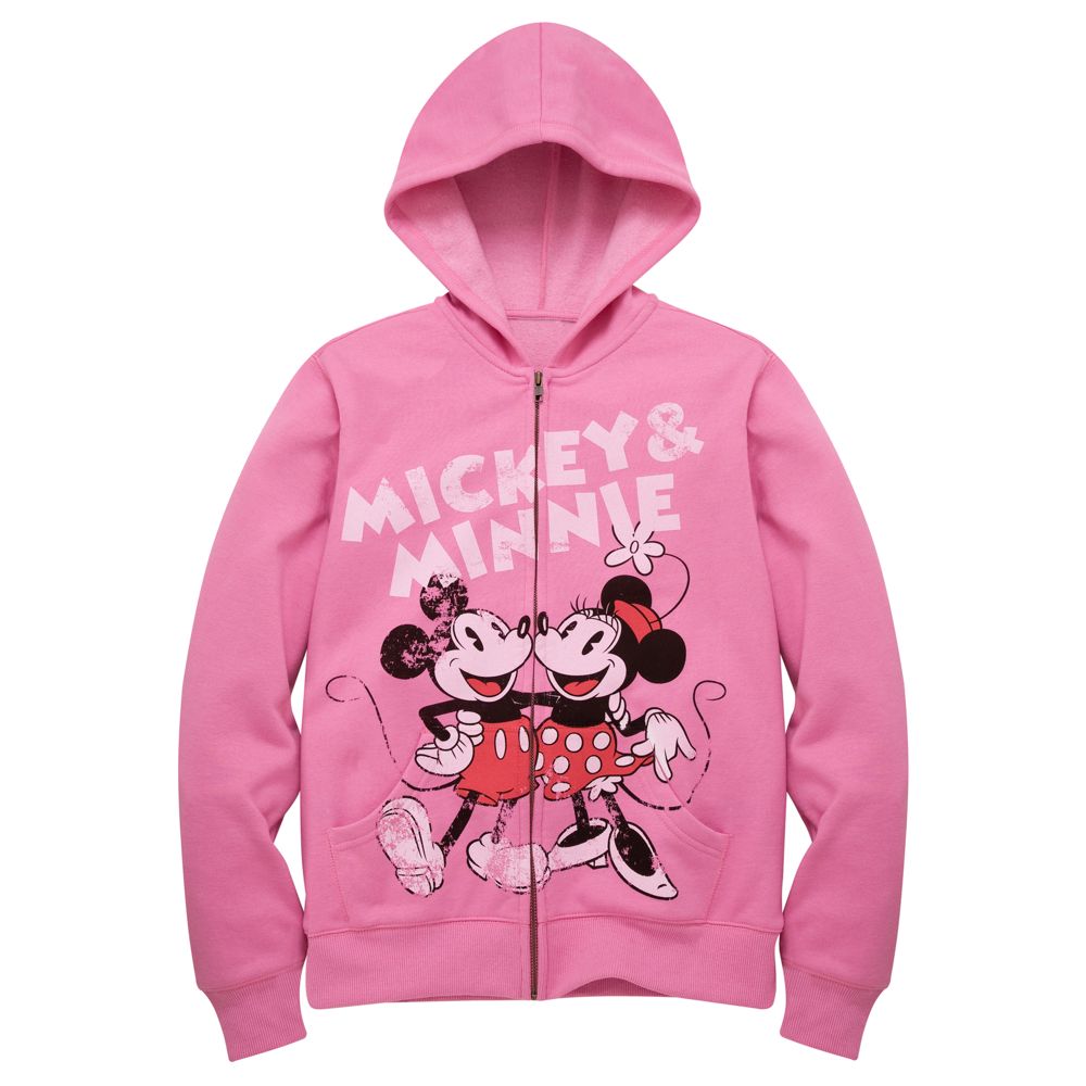 Hoodie Mickey and Minnie Jacket for Women