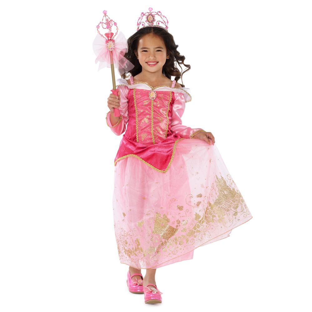 Golden Princess Sleeping Beauty Costume for Girls