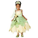 Deluxe Princess and the Frog Princess Tiana Costume for Girls