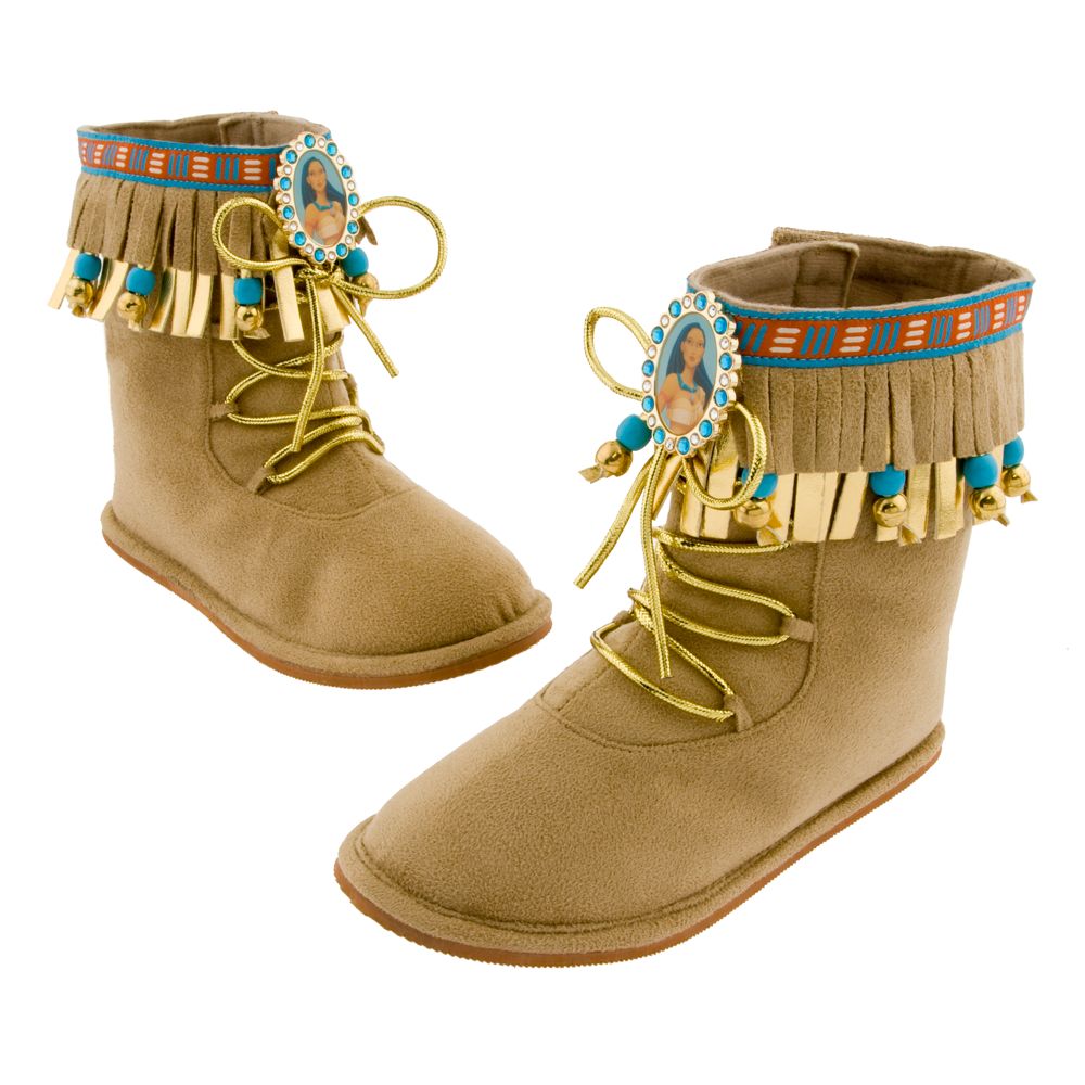 Pocahontas Costume Boots for Girls