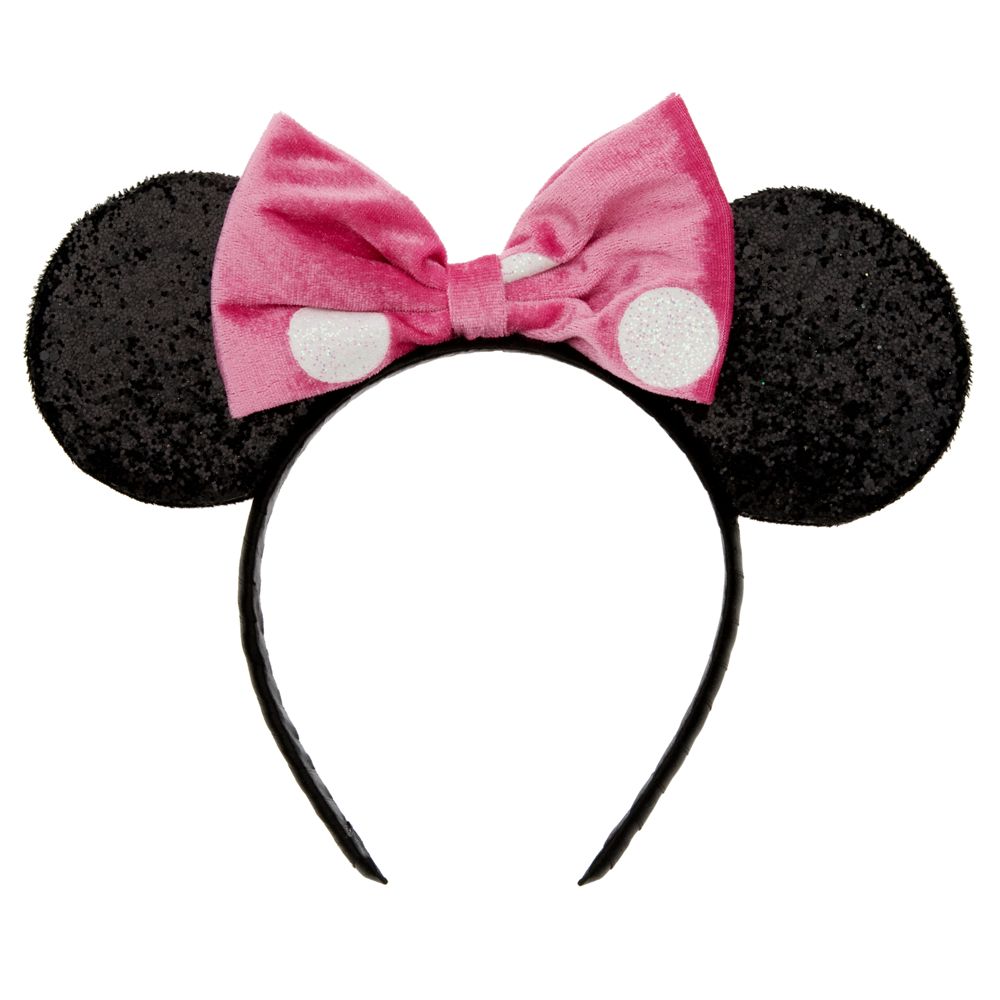Minnie Mouse Ears with Bow - Pink