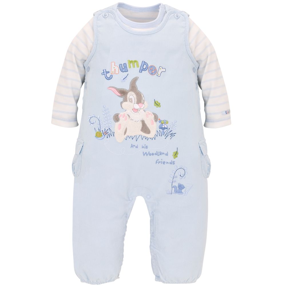 Thumper Overall and Long-Sleeve Tee Set for Infants