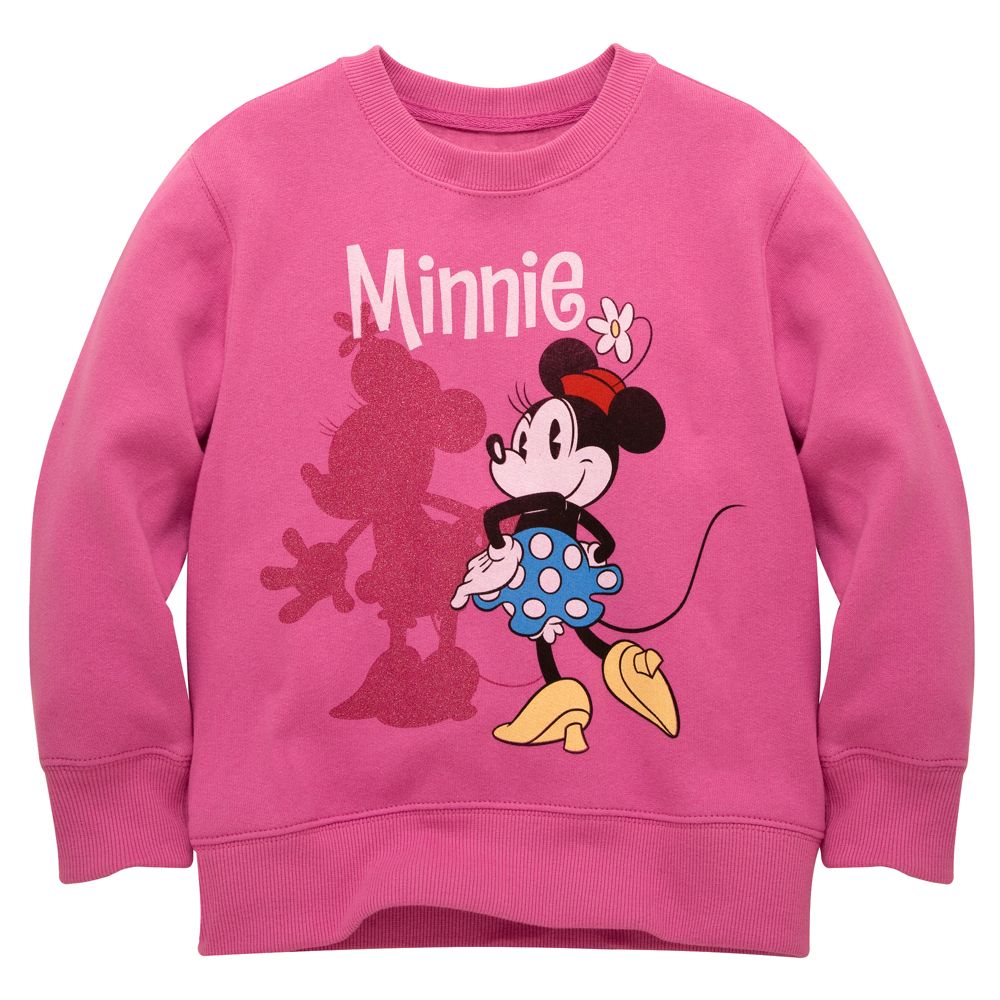 Long-Sleeve Minnie Mouse Sweatshirt for Girls