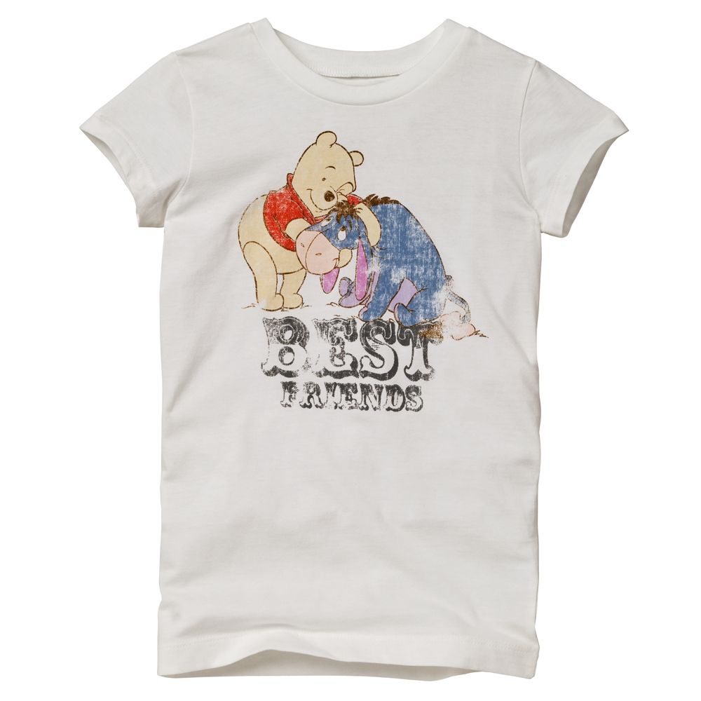 Best Friends Eeyore and Winnie the Pooh Tee for Girls