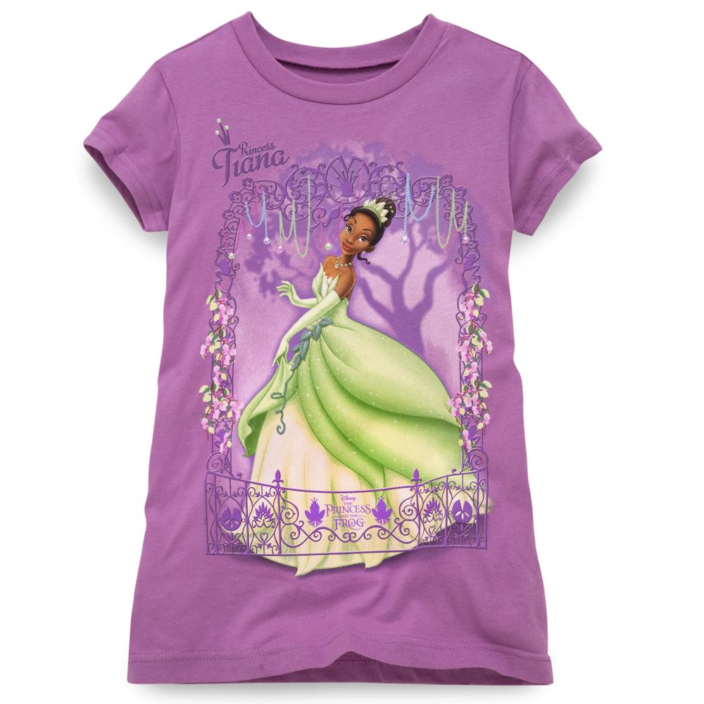 The Princess and the Frog Garden Princess Tiana Tee for Girls