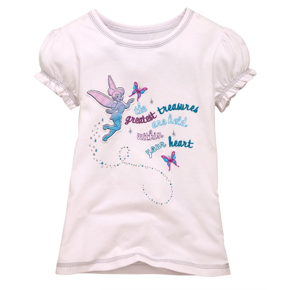''Greatest Treasures'' Disney Fairies Tinker Bell Tee for Girls