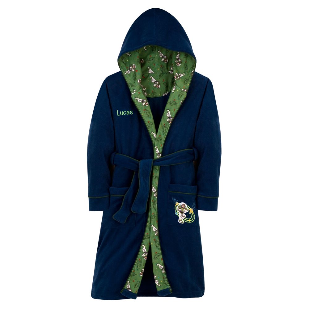 Personalized Fleece Buzz Lightyear Robe for Boys