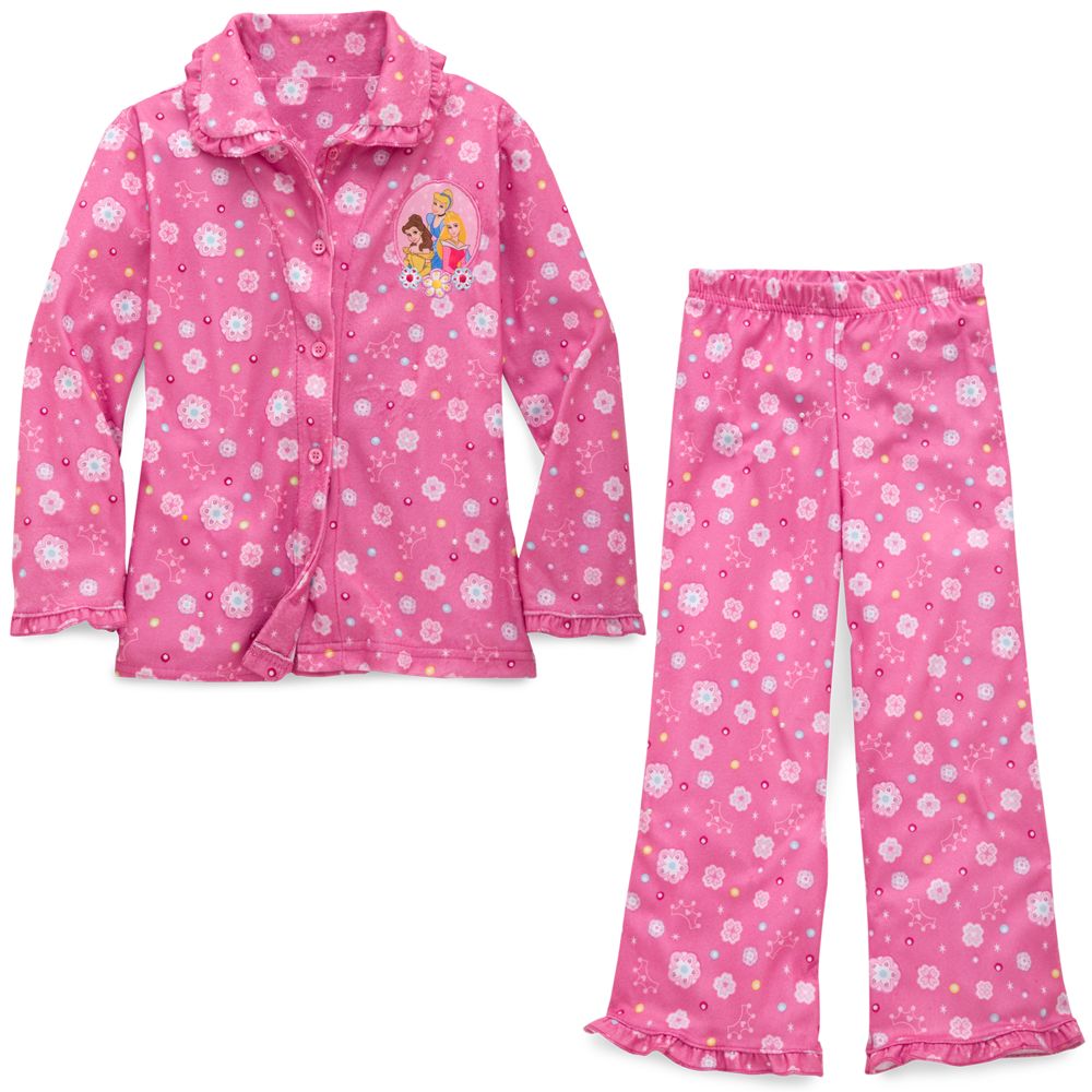 Flannel Disney Princess Pajamas for Girls