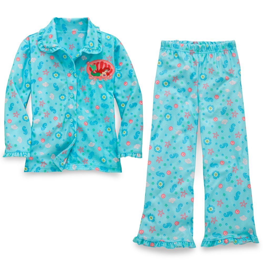 Flannel Ariel Pajamas for Girls