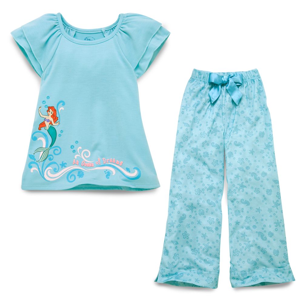 Short-Sleeve Ariel Pajamas for Girls