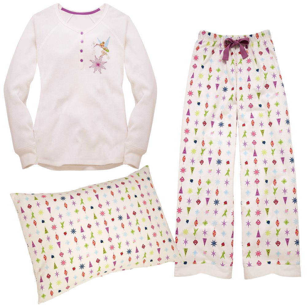 Holiday Thermal Tinker Bell Pajamas for Women
