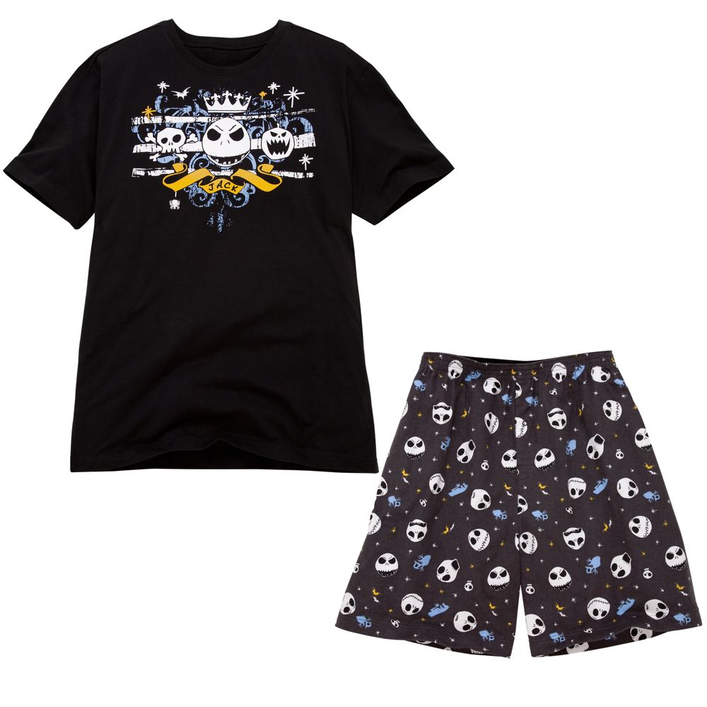 2-Pc. Jack Skellington PJ Boxer Set for Men