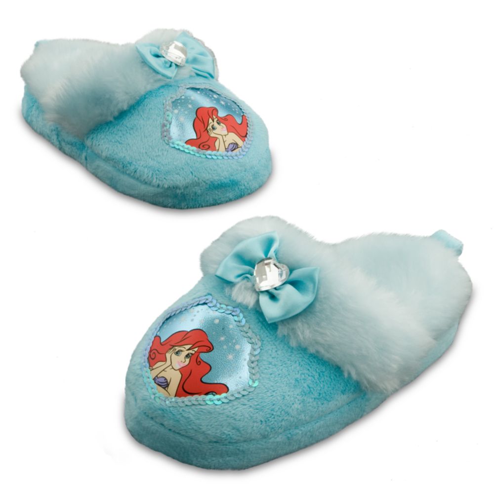 Ariel Plush Slippers for Girls