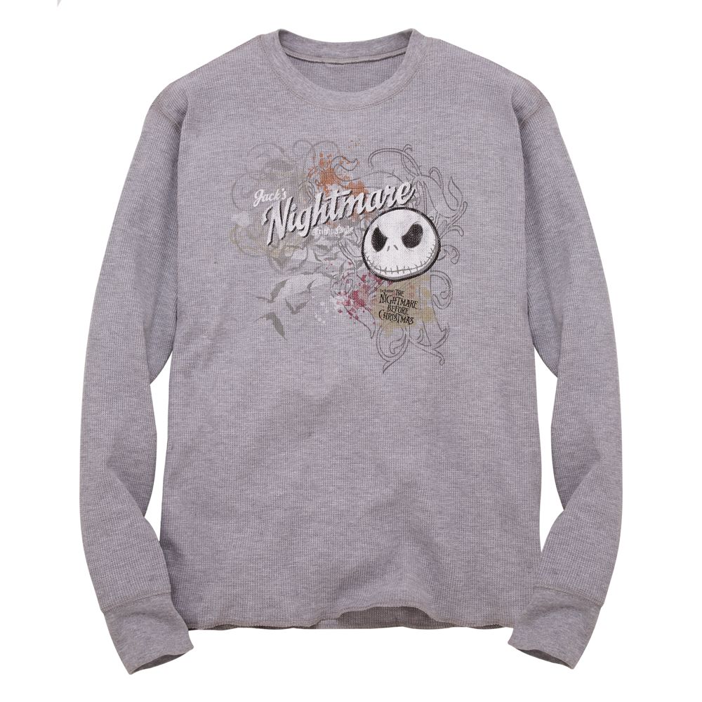 Thermal Long-Sleeve Jack Skellington Tee for Men