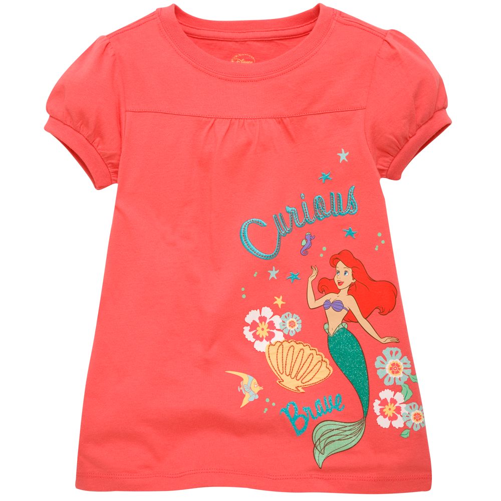 Sea Flowers Ariel Tee for Girls
