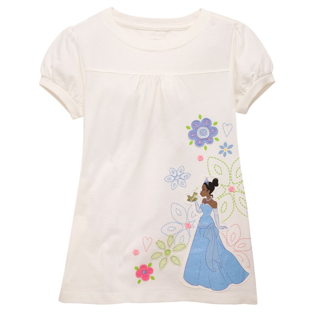 Flower Princess Tiana Tee for Girls