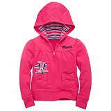 Knit Hoodie Minnie Mouse Jacket for Toddler Girls