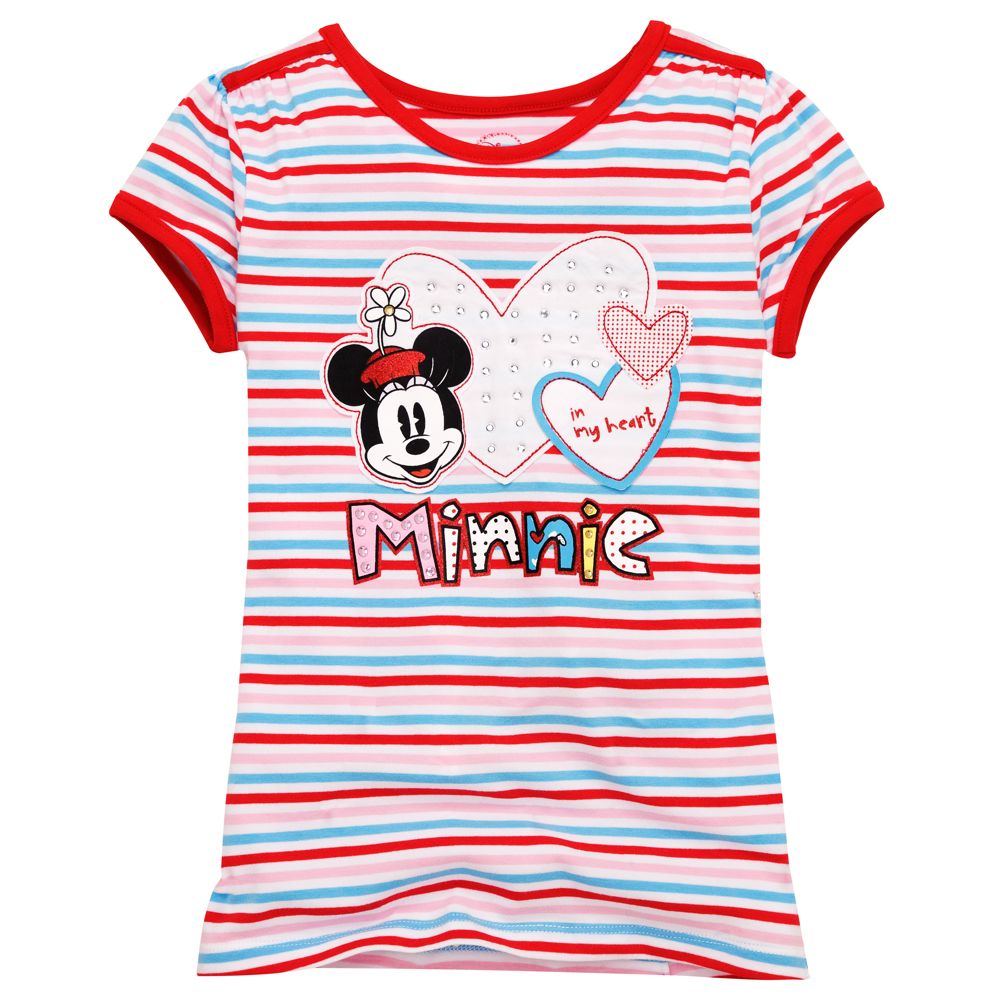 Sweetheart Minnie Mouse Tee for Girls