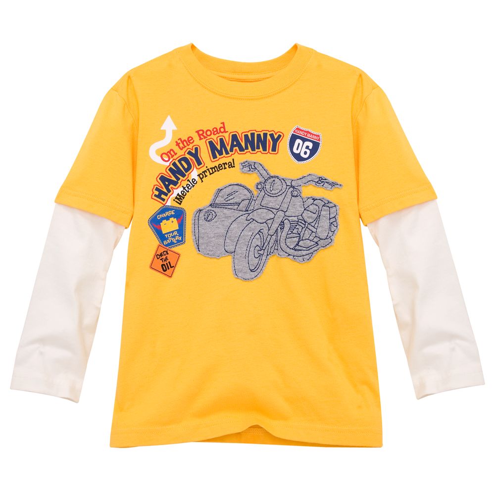 Double-Up Long Sleeve Handy Manny Tee for Toddler Boys