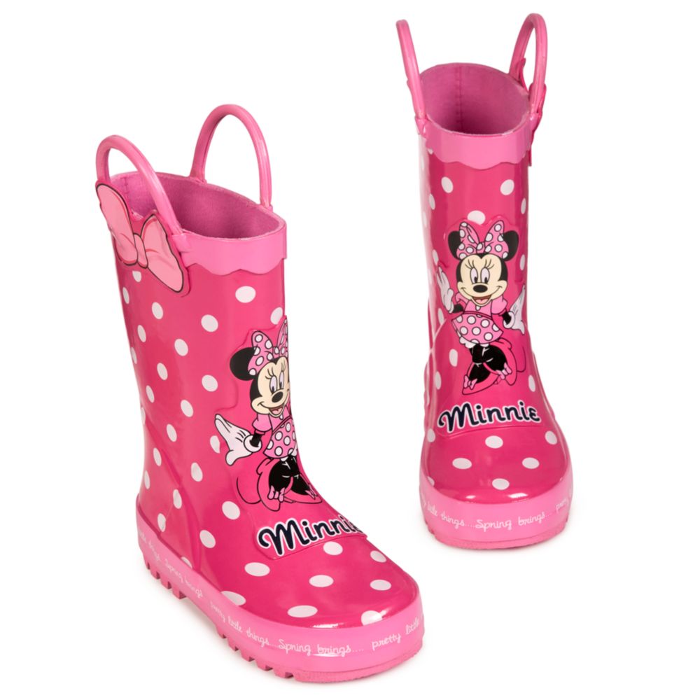 Minnie Mouse Rainboots for Toddler Girls