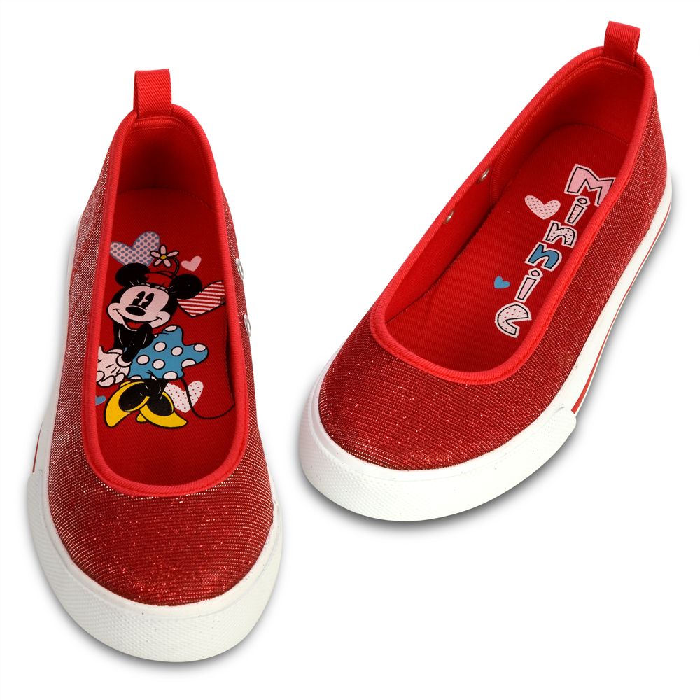 Glitter Minnie Mouse Shoes for Girls